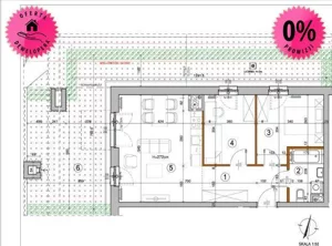 Mieszkanie trzypokojowe 53,42 m², Warszawa, Rembertów, Chełmżyńska, Sprzedaż