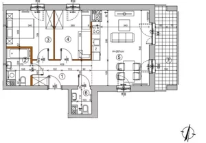 Mieszkanie trzypokojowe 55,52 m², Warszawa, Rembertów, Chełmżyńska, Sprzedaż