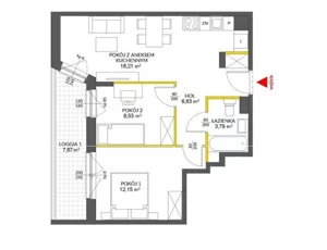 Mieszkanie trzypokojowe 51,00 m², Warszawa, Targówek, Marywilska, Sprzedaż
