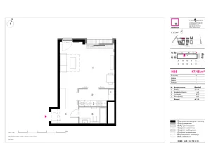 1 pokój, mieszkanie 47,15 m², piętro 7, oferta nr H35, 19. Dzielnica V etap, Warszawa, Wola, Czyste, ul. Kolejowa/Przyokopowa