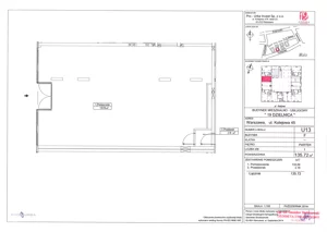 Lokal użytkowy 135,72 m², oferta nr F-U13, 19. Dzielnica - lokale użytkowe, Warszawa, Wola, Czyste, ul. Kolejowa 43a lok. U1