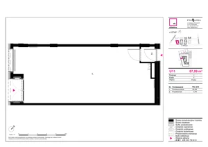 Lokal użytkowy 87,09 m², oferta nr I-U11, 19. Dzielnica - lokale użytkowe, Warszawa, Wola, Czyste, ul. Kolejowa 43a lok. U1