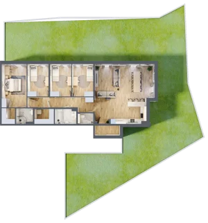 5 pokoi, apartament 127,60 m², parter, oferta nr KRYNICA.MORSKA.M1, Porto Mare, Mechelinki, ul. Zatokowa