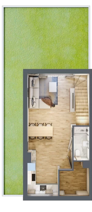 Dom 80,71 m², oferta nr B12/M1, Libre Park, Kosakowo, ul. Pistacjowa 5