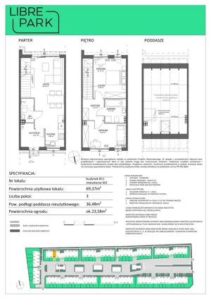 Dom 69,37 m², oferta nr B11/M2, Libre Park, Kosakowo, ul. Pistacjowa 5