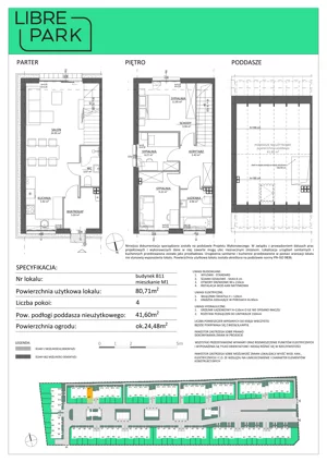 Dom 80,71 m², oferta nr B11/M1, Libre Park, Kosakowo, ul. Pistacjowa 5