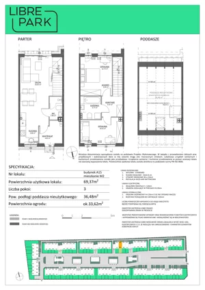 Dom 69,37 m², oferta nr A15/M2, Libre Park - etap II, Kosakowo, ul. Pistacjowa 5