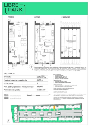 Dom 69,37 m², oferta nr B15/M2, Libre Park - etap II, Kosakowo, ul. Pistacjowa 5