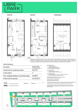 Dom 69,37 m², oferta nr B10/M2, Libre Park, Kosakowo, ul. Pistacjowa 5