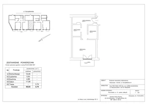 1 pokój, mieszkanie 36,83 m², parter, oferta nr 21, Szczęśliwicka 41, Warszawa, Ochota, Szczęśliwice, ul. Szczęśliwicka 41