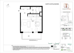 1 pokój, apartament 39,83 m², parter, oferta nr E.001, Towarowa Square, Warszawa, Wola, Czyste, ul. Towarowa