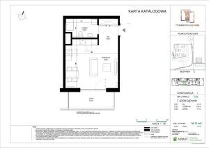 1 pokój, apartament 34,97 m², parter, oferta nr E.029, Towarowa Square, Warszawa, Wola, Czyste, ul. Towarowa