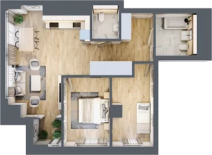 3 pokoje, apartament 71,10 m², piętro 5, oferta nr W18, Olszynki Park, Rzeszów, Śródmieście, ul. Szopena