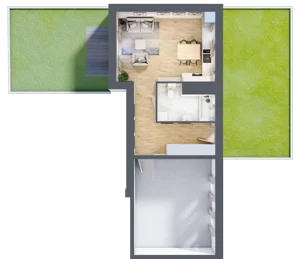 2 pokoje, mieszkanie 62,85 m², parter, oferta nr 0_10, Rezydencja Góra Kalwaria Budynek C, Góra Kalwaria, Moczydłów, ul. Długa