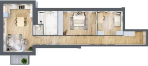3 pokoje, mieszkanie 82,84 m², piętro 2, oferta nr 2_30, Rezydencja Góra Kalwaria Budynek C, Góra Kalwaria, Moczydłów, ul. Długa