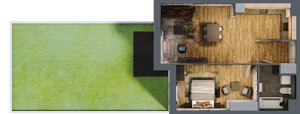 2 pokoje, mieszkanie 56,03 m², parter, oferta nr 0/8, Rezydencja Góra Kalwaria Budynek D, Góra Kalwaria, Moczydłów, ul. Długa