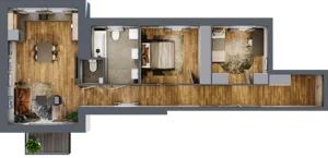 3 pokoje, mieszkanie 76,12 m², piętro 2, oferta nr 2/30, Rezydencja Góra Kalwaria Budynek D, Góra Kalwaria, Moczydłów, ul. Długa