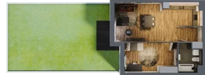 2 pokoje, mieszkanie 56,03 m², parter, oferta nr 0/7, Rezydencja Góra Kalwaria Budynek D, Góra Kalwaria, Moczydłów, ul. Długa