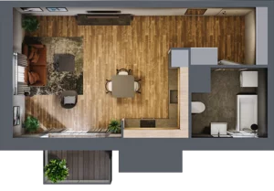 1 pokój, mieszkanie 39,59 m², piętro 5, oferta nr 5/54, Rezydencja Góra Kalwaria Budynek D, Góra Kalwaria, Moczydłów, ul. Długa