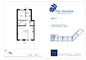 Dom 49,71 m², oferta nr 1A, Szeregowiec pod Jesionem, Kołobrzeg, Osiedle Nr 3, ul. Obozowa
