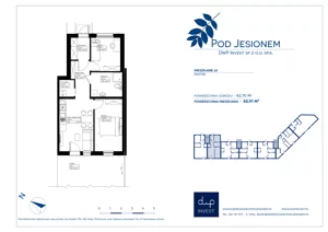 Dom 50,41 m², oferta nr 2A, Szeregowiec pod Jesionem, Kołobrzeg, Osiedle Nr 3, ul. Obozowa