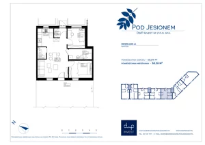 Dom 49,88 m², oferta nr 5A, Szeregowiec pod Jesionem, Kołobrzeg, Osiedle Nr 3, ul. Obozowa