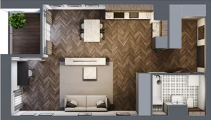 1 pokój, apartament 48,99 m², piętro 3, oferta nr 25, Kopalniana 1, Katowice, Bogucice, ul. Kopalniana 1