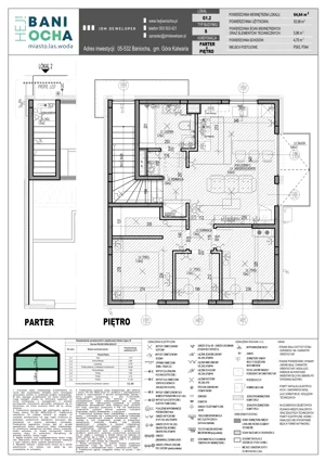 4 pokoje, mieszkanie 53,98 m², piętro 1, oferta nr G1.2, Hej! Baniocha Zadanie G, Baniocha, wjazd od ul. Spokojnej