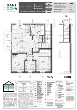 4 pokoje, mieszkanie 53,98 m², piętro 1, oferta nr G3.2, Hej! Baniocha Zadanie G, Baniocha, wjazd od ul. Spokojnej