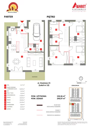 Dom 150,36 m², oferta nr 13, Słoneczny Zakątek – Szeregi, Kąty Wrocławskie, ul. Anyżowa, Nagietkowa 