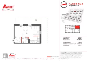 1 pokój, mieszkanie 30,38 m², piętro 1, oferta nr PS_4/05, Panorama Ślężańska, Sobótka, ul. Panoramy Ślężańskiej