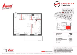 2 pokoje, mieszkanie 48,04 m², piętro 1, oferta nr PS_4/06, Panorama Ślężańska, Sobótka, ul. Panoramy Ślężańskiej