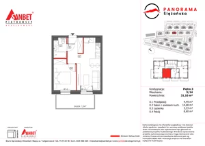 2 pokoje, mieszkanie 31,10 m², piętro 3, oferta nr PS_5/14, Panorama Ślężańska, Sobótka, ul. Panoramy Ślężańskiej