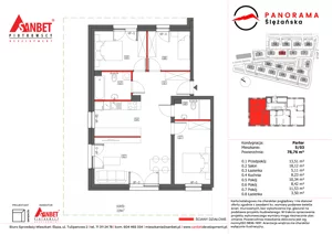 4 pokoje, mieszkanie 78,76 m², parter, oferta nr PS_5/03, Panorama Ślężańska, Sobótka, ul. Panoramy Ślężańskiej