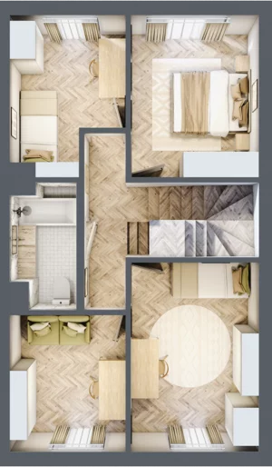 Dom 150,93 m², oferta nr 8, Grabówki Zacisze Etap I, Grabówki, Grabówki 34A