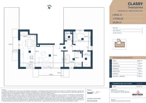 2 pokoje, apartament 65,90 m², piętro 3, oferta nr 9, CLASSY Świętojańska, Piaseczno, ul. Świętojańska 22D