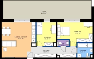 3 pokoje, apartament 76,95 m², piętro 1, oferta nr B.1.9, ELEWATOR. Mieszkania&Lofty - mieszkania, Wrocław, Kleczków, Psie Pole, Rychtalska/Zakładowa
