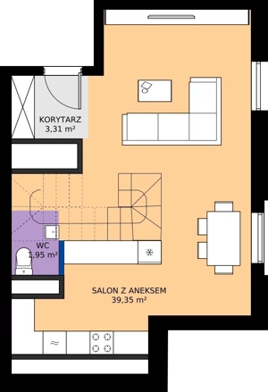 4 pokoje, mieszkanie 86,64 m², piętro 8, oferta nr EZ.2.8.82, ELEWATOR. Mieszkania&Lofty - lofty, Wrocław, Kleczków, Psie Pole, Rychtalska 