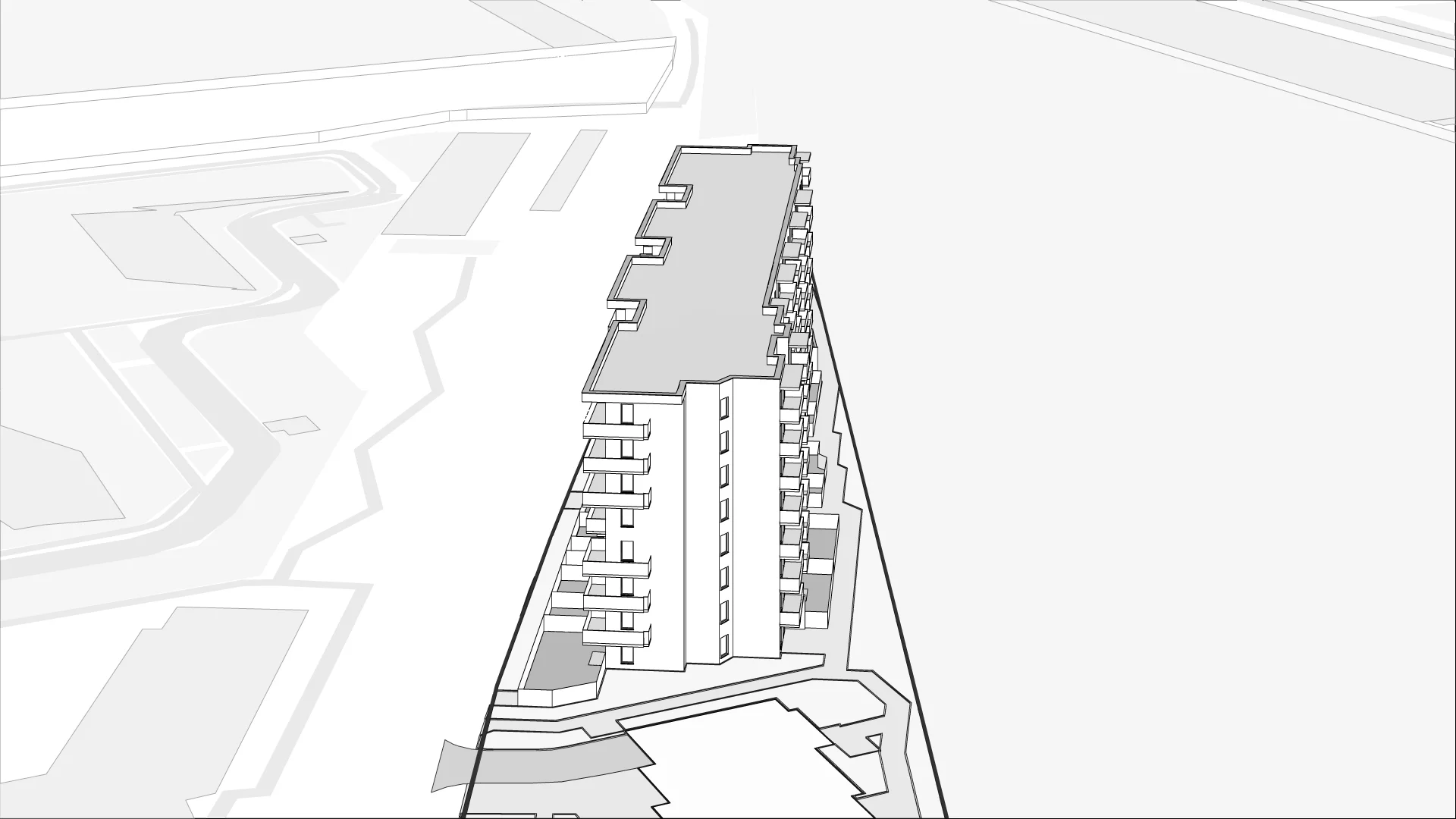 Wirtualna makieta 3D mieszkania 54.19 m², B.91