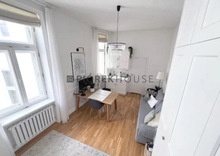Mieszkanie jednopokojowe 22,37 m², Warszawa, Śródmieście, Bagatela, Sprzedaż