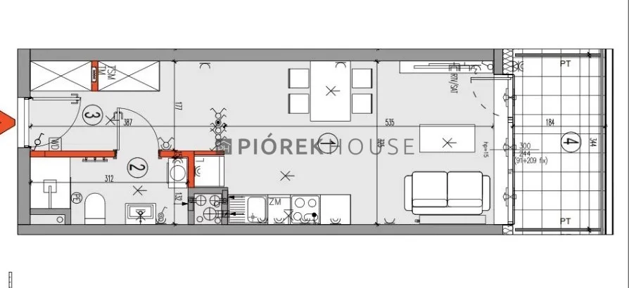 1 pokój, apartament 25,53 m², piętro 6, oferta nr , 76409/6624/OMS, Warszawa, Mokotów, Mokotów, Domaniewska