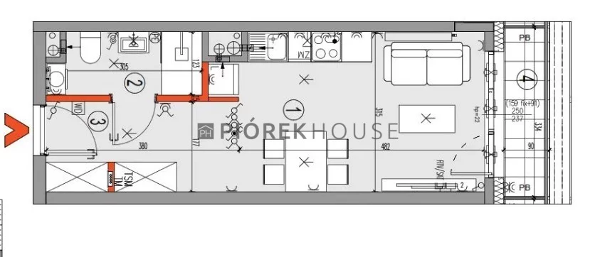 1 pokój, apartament 25,53 m², piętro 6, oferta nr , 76409/6624/OMS, Warszawa, Mokotów, Mokotów, Domaniewska