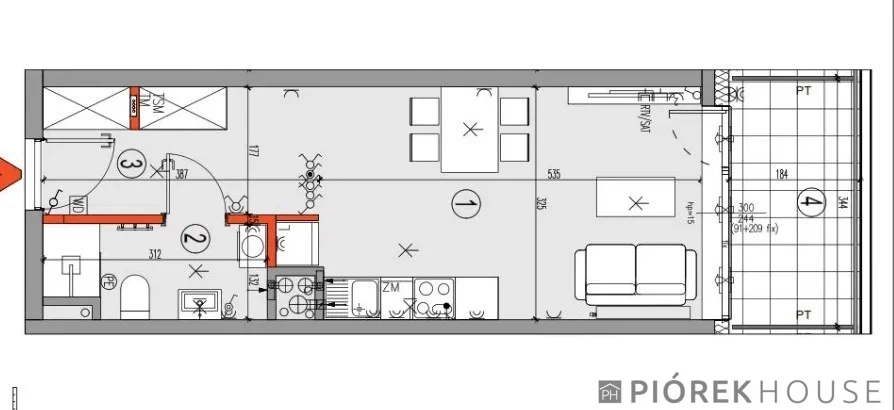 1 pokój, mieszkanie 25,53 m², piętro 6, oferta nr , 77614/6624/OMS, Warszawa, Mokotów, Mokotów, Domaniewska
