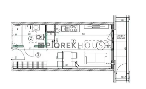 Mieszkanie na sprzedaż, 27,40 m², 1 pokój, 4 piętro, oferta nr 66158/6624/OMS