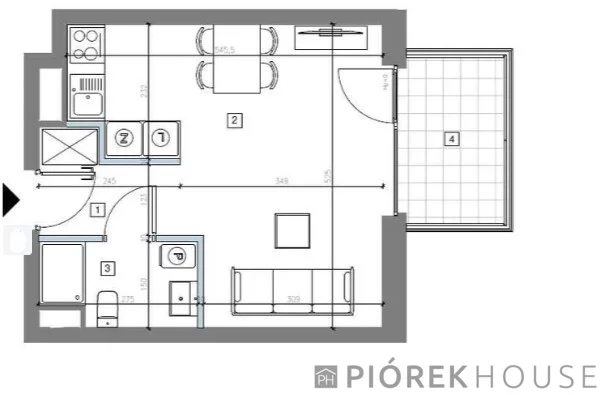 1 pokój, mieszkanie 29,69 m², piętro 5, oferta nr , 76804/6624/OMS, Warszawa, Mokotów, Mokotów, Konstruktorska