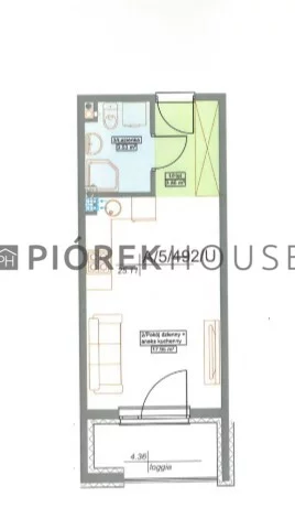 1 pokój, apartament 25,11 m², piętro 5, oferta nr , 76567/6624/OMS, Warszawa, Włochy, Włochy, Pola Karolińskie