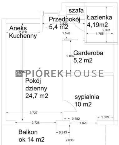 1 pokój, apartament 49,90 m², piętro 4, oferta nr , 75774/6624/OMS, Ząbki, Powstańców