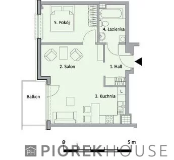 2 pokoje, mieszkanie 50,50 m², piętro 1, oferta nr , 78371/6624/OMS, Warszawa, Mokotów, Mokotów, Bluszczańska