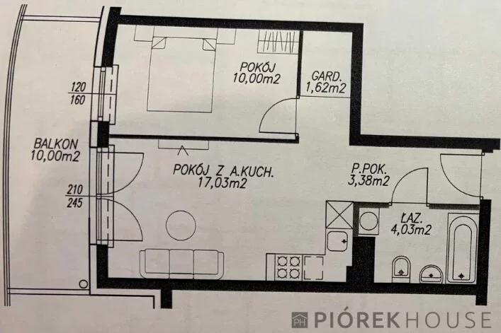 2 pokoje, mieszkanie 36,06 m², piętro 2, oferta nr , 78290/6624/OMS, Warszawa, Białołęka, Białołęka, Daniszewska