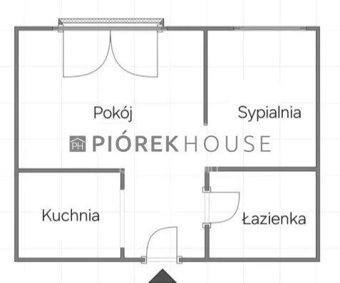 Mieszkanie dwupokojowe 26,70 m², Warszawa, Śródmieście, Grzybowska, Sprzedaż